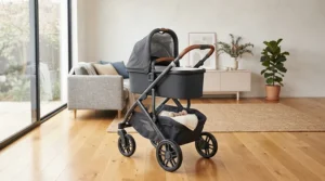 The immaculate condition and timeless design showing why the best luxury pushchair retains exceptional resale value.